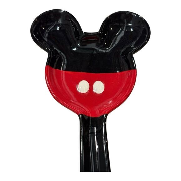 Disney Mickey Mouse Black and Red Spoon - Picture 2 of 4